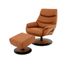 13 Poltrona de Massagem Montana Rivatti Estofado PU Marrom Base Madeira c_ Apoio para Pes c_ Controle